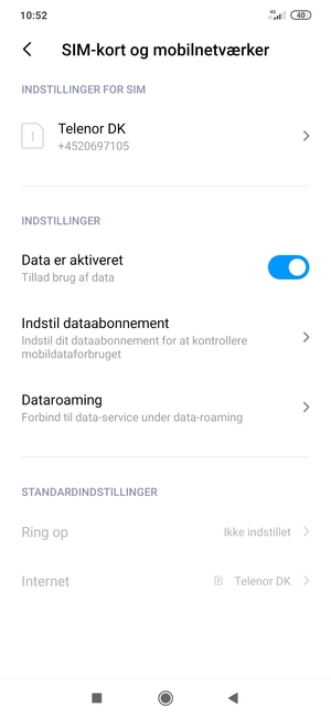 For at skifte netværk, hvis der opstår netværksproblemer, vælg Public