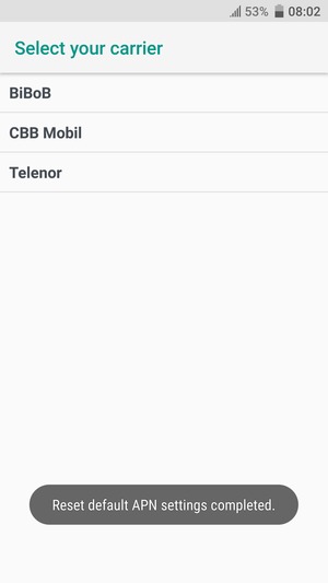 If you see a list of operators, select Public