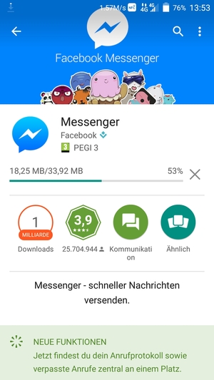 Warten Sie, bis der Installationsprozess  beendet ist