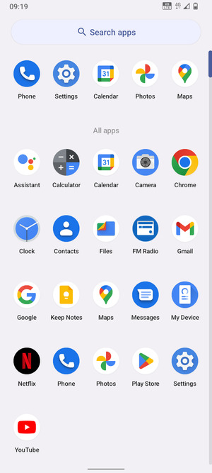 Select Settings