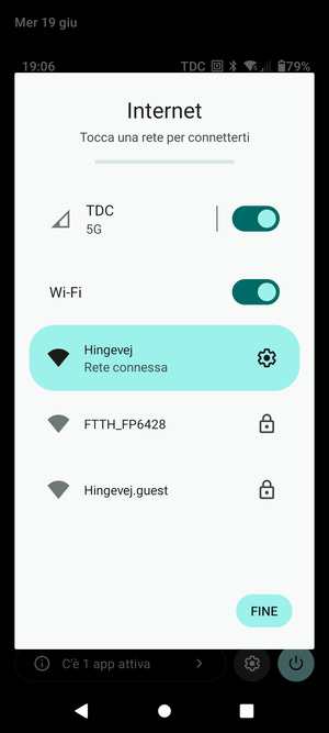 Disattiva Wi-Fi