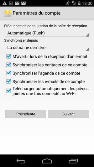 Sélectionnez Suivant