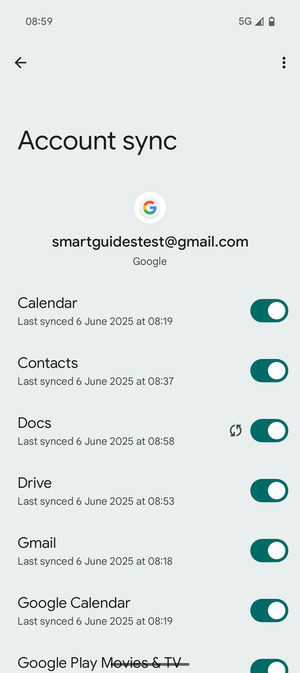 Select the Menu button