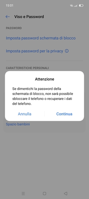 Seleziona Continua