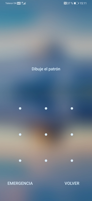 El teléfono ha sido asegurado con un bloqueo de pantalla