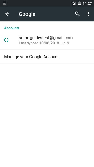 Select your account