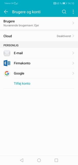 Vælg Google