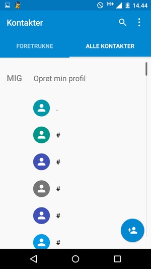 Vælg Menu-knappen