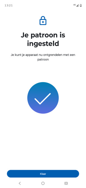 Selecteer Klaar