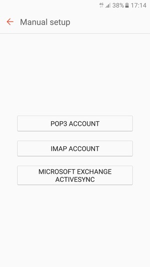 Select MICROSOFT EXCHANGE ACTIVESYNC