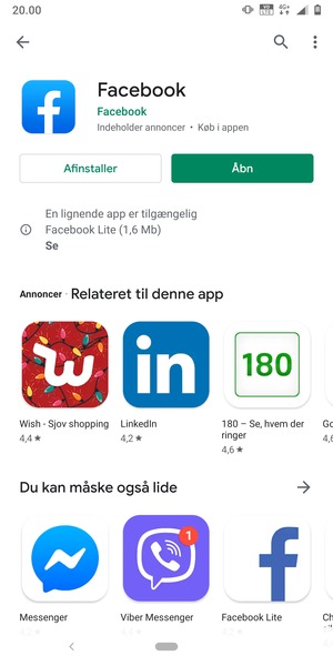 Vælg Åbn