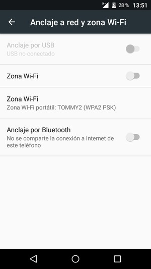 Seleccione Zona Wi-Fi