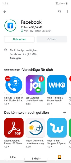 Warten Sie, bis der Installationsprozess  beendet ist
