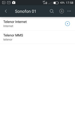Select the Menu button