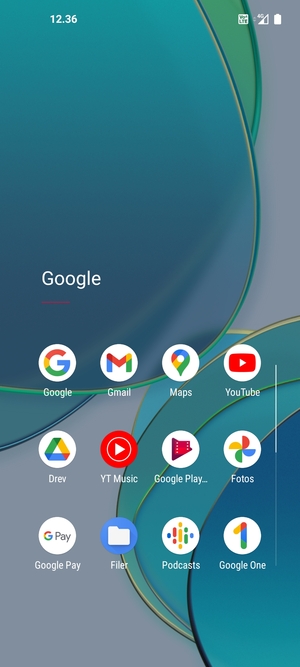 Vælg Gmail