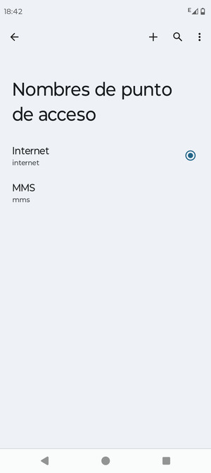 El teléfono ha sido configurado para MMS