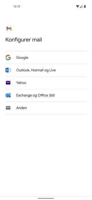 Vælg Google