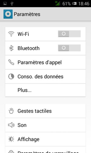 Sélectionnez Wi-Fi