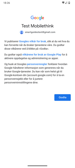 Velg Godta
