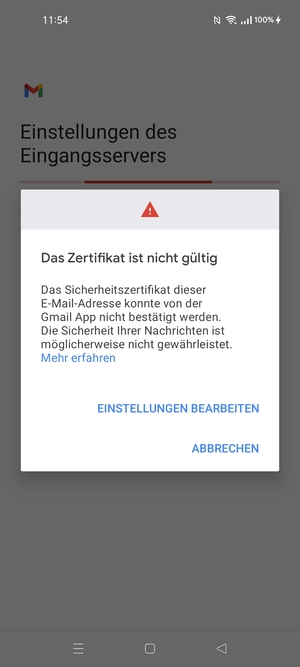 Wählen Sie EINSTELLUNGEN BEARBEITEN