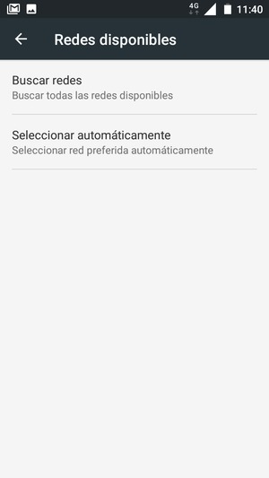 Seleccione Buscar redes