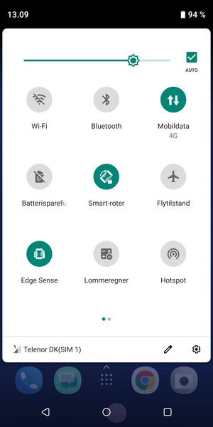 Swipe til venstre