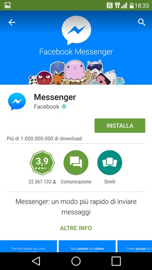 Seleziona INSTALLA