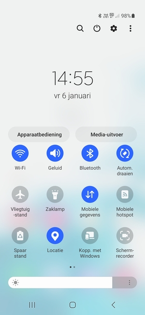 Schakel Wi-Fi en Bluetooth uit