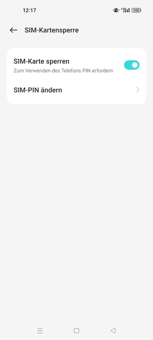 Wählen Sie SIM-PIN ändern