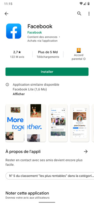 Sélectionnez Installer