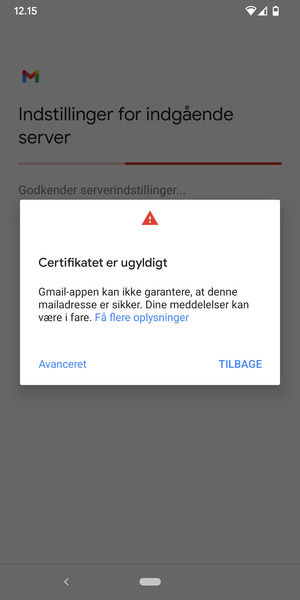 Vælg Avanceret