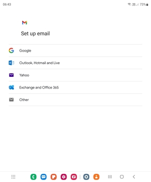 Select Exchange and Office 365