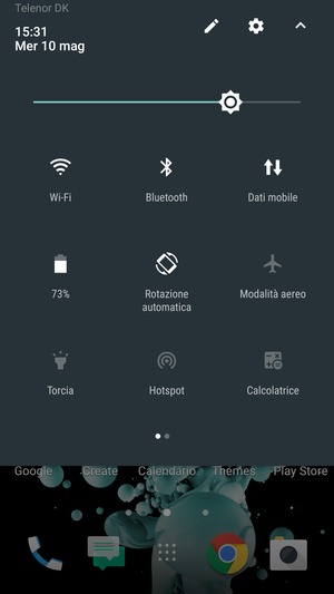 Disattiva Wi-Fi e Bluetooth