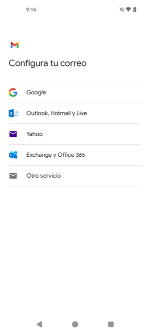 Seleccione Google