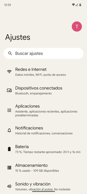 Seleccione Redes e Internet