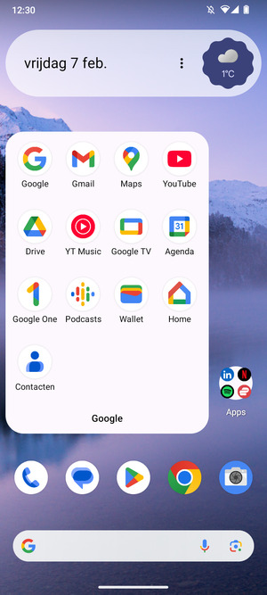 Selecteer Gmail