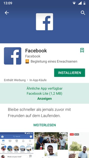 Wählen Sie INSTALLIEREN