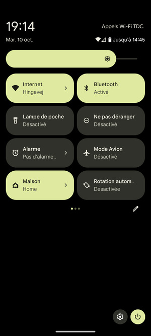 Sélectionnez Internet