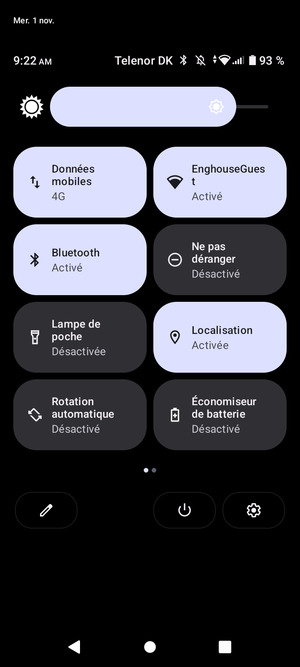 Désactiver le Wi-Fi et le Bluetooth