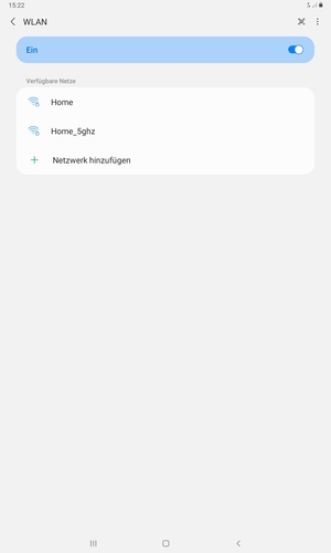 Wählen Sie das Wireless-Netzwerk, zu dem Sie eine Verbindung herstellen möchten