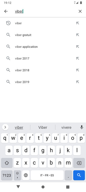 Inserisci il nome dell'app e seleziona Ricerca