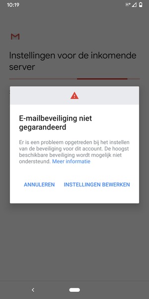 Selecteer INSTELLINGEN BEWERKEN