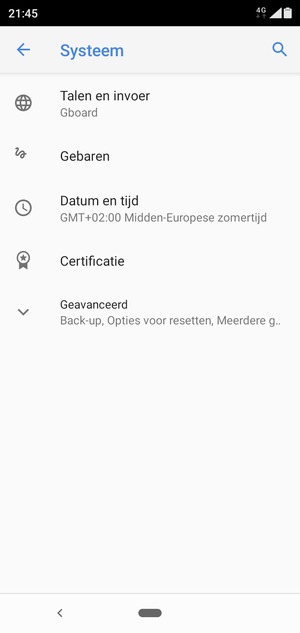 Selecteer Geavanceerd