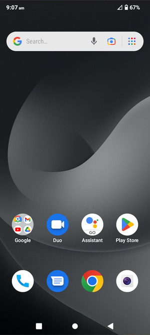 Swipe up