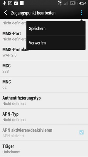 Wählen Sie Speichern