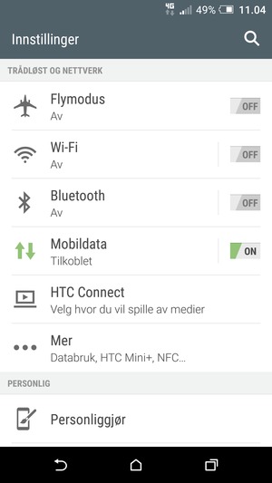 Velg Wi-Fi