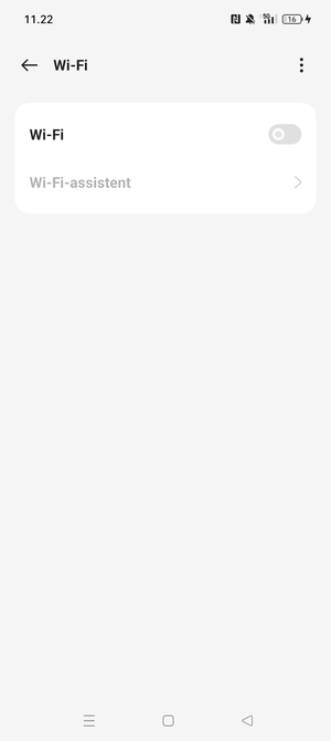 Slå Wi-Fi til