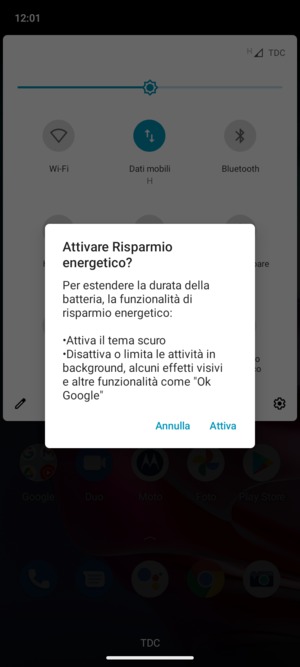 Seleziona Attiva
