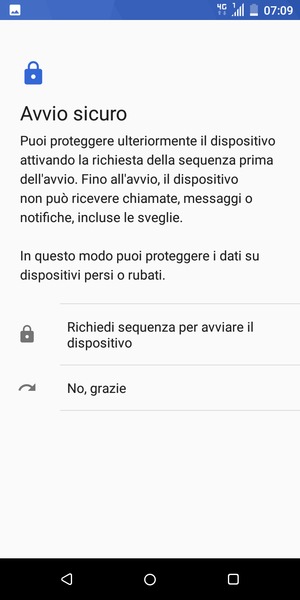 Seleziona la tua opzione preferita