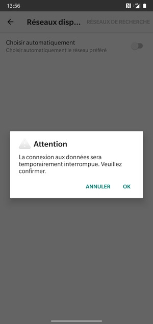 Sélectionnez OK